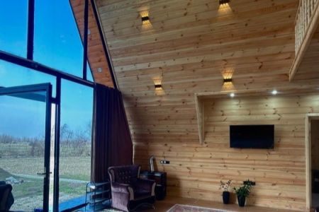 کلبه سوئیسی با تراس دلباز اسالم - ملامحله