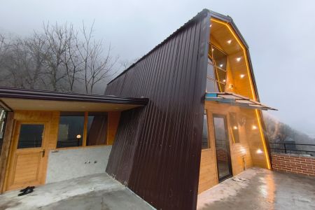 کلبه چوبی با ویو جنگلی در شاهکلا لفور - ط۳