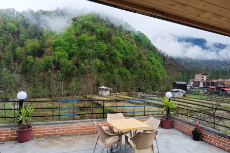 کلبه چوبی با ویو جنگلی در شاهکلا لفور - ط۳