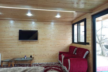 کلبه با نمای چوبی در ماسال - میله سرا