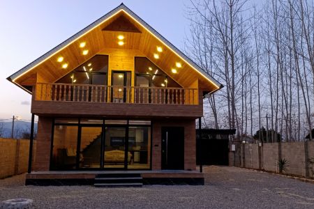 کلبه چوبی دوبلکس در ماسال