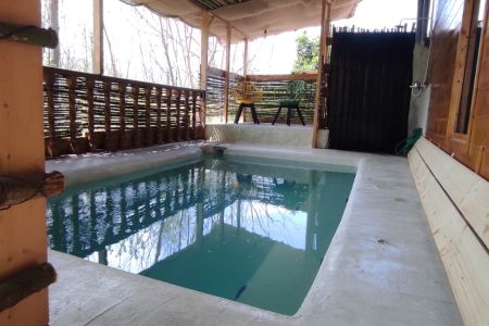 ویلا دوبلکس چوبی با جکوزی در آغوزکله