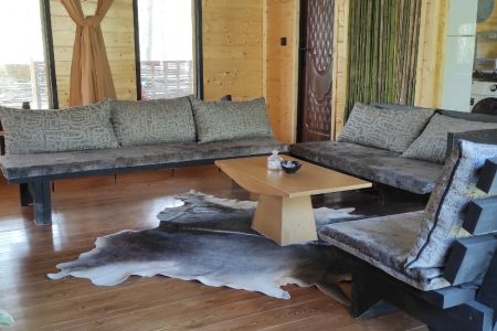 ویلا دوبلکس چوبی با جکوزی در آغوزکله