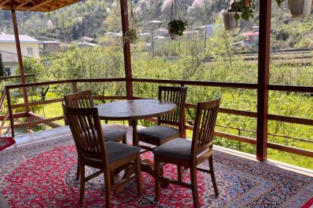 خانه روستایی تراس دار گیسوم - پیرهرات - ط ۲