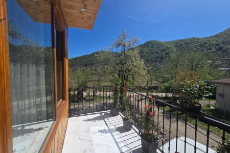 ویلا دوبلکس چوبی با بالکن در ماسال - ورمیه