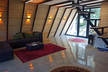 کلبه سوئیسی با جکوزی در چابکسر - سرولات