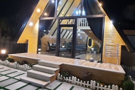 کلبه سوئیسی با وان جکوزی در رامسر - توبن