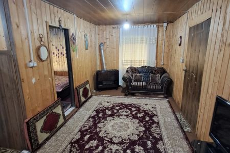 کلبه چوبی در جاده‌ ییلاقات ماسال - نسا