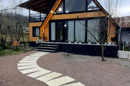 Swiss cottage by the river in Masal - Mirmahalleh