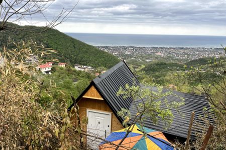 کلبه چوبی با چشم انداز زیبا در اربه کله رامسر