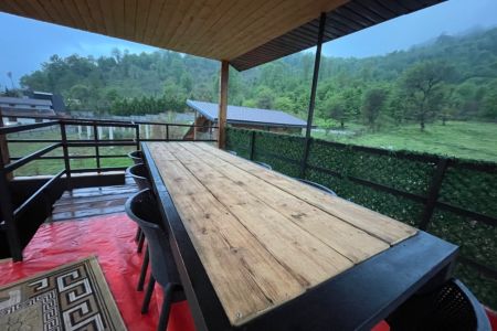 ویلا با استخر رو به جنگل در مسیر ییلاق ماسال