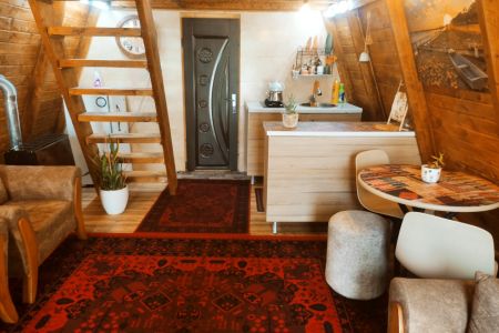 کلبه سوئیسی جکوزی دار در سوادکوه