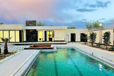 ویلا استخردار با حیاط و آلاچیق در اصفهانک