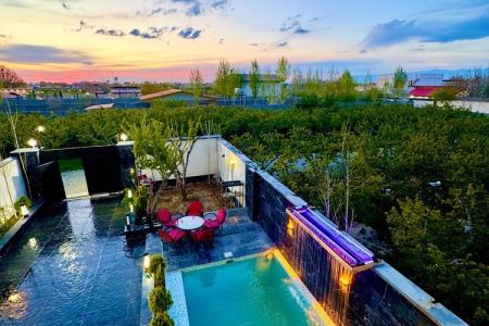 ویلا استخردار در چهارباغ - قاسم آباد گرجی