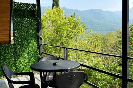 کلبه سوئیسی جکوزی دار در رامسر - جلو