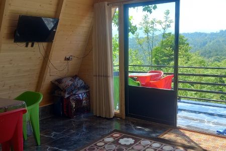 کلبه جنگلی با معماری سوئیسی در لفور - افراسی