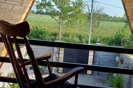 کلبه سوئیسی در خشکبیجار - شیشه گوراب