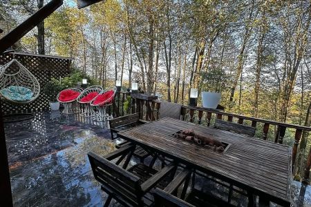 کلبه جنگلی جکوزی دار در نشتارود - دینارسرا