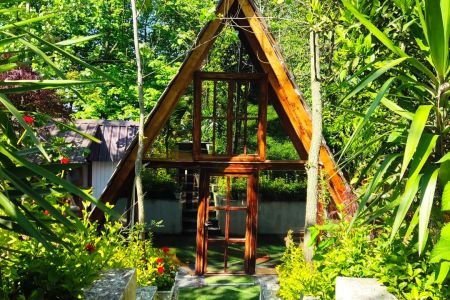 کلبه جنگلی جکوزی دار در نشتارود - دینارسرا