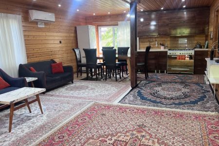 کلبه چوبی جنگلی در ماسال - همکف