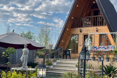 کلبه سوئیسی با وان جکوزی در بابلکنار - سیدکلا