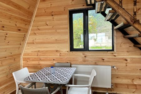 کلبه سوئیسی با ویو کوه در نوشهر - دزدک