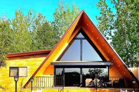 کلبه چوبی در آمل - هزار سنگر