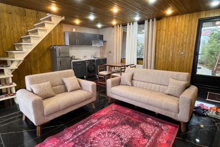 ویلای دوبلکس چوبی با جکوزی در رامسر