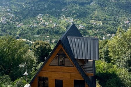 کلبه جنگلی جکوزی دار در تنکابن - تودارک