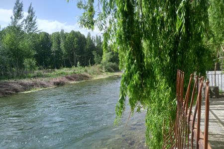 خانه مبله استخردار در باغ بهادران - طبقه ۲