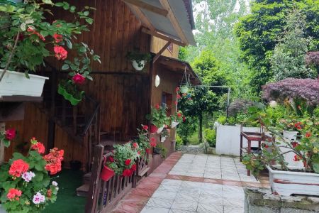 کلبه چوبی جکوزی دار در نشتارود - دینارسرا