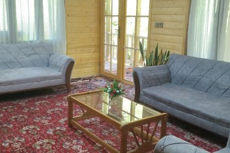 کلبه چوبی جنگلی در لفور - شاهکلا
