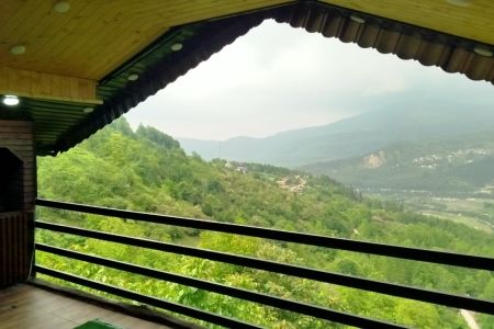 کلبه جنگلی جکوزی دار در لفور - عالم کلا