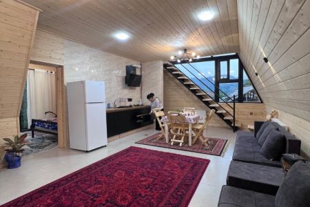 کلبه سوئیسی جکوزی دار در ماسال - تبرسرا