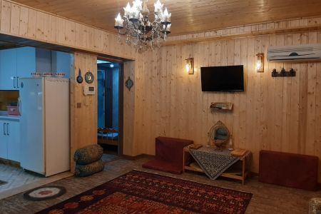 سوئیت با طراحی چوبی در قائمشهر - همکف
