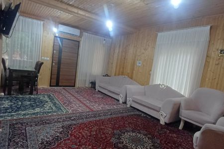 ویلای چوبی لب رودخانه در شالما ماسال