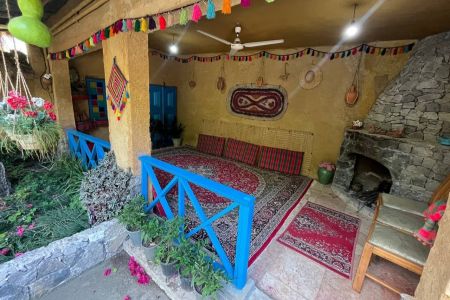 خانه با آلاچیق سنتی نزدیک تلکابین رامسر
