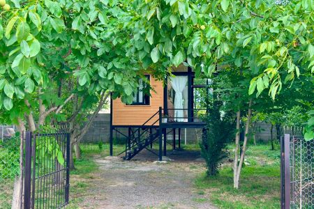 کلبه با نمای شیشه ای ماسال - مهدیخان محله