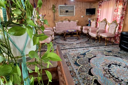 کلبه چوبی جکوزی دار در بابلکنار - کاردرکلا