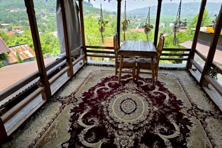 کلبه چوبی جکوزی دار در بابلکنار - کاردرکلا
