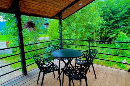 کلبه سوئیسی با بالکن دلباز در میرمحله ماسال