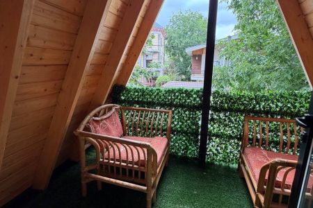 کلبه سوئیسی استخردار در کلاردشت - پی قلعه