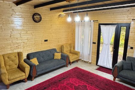 کلبه سوئیسی رو به آب در آستانه - داخل پایین