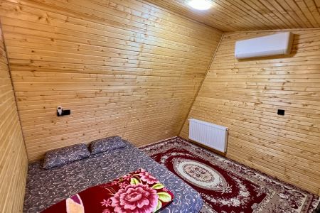 کلبه با نمای چوبی در ماسال - میله سرا