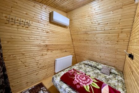 کلبه با نمای چوبی در ماسال - میله سرا