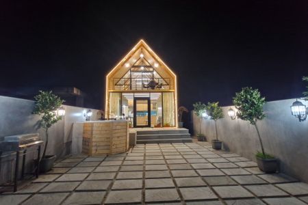 کلبه سوئیسی با جکوزی در تنکابن - شیرج‌ محله