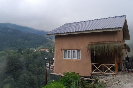 کلبه با تراس رو به جنگل در جواهرده - سلمل