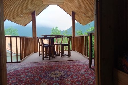 کلبه چوبی دوبلکس در شالما - خروم