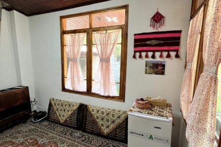 کلبه چوبی با ویوی جنگل در لاهیجان - لیالمان