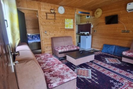 کلبه چوبی در ماسال - گنذر - طبقه دوم